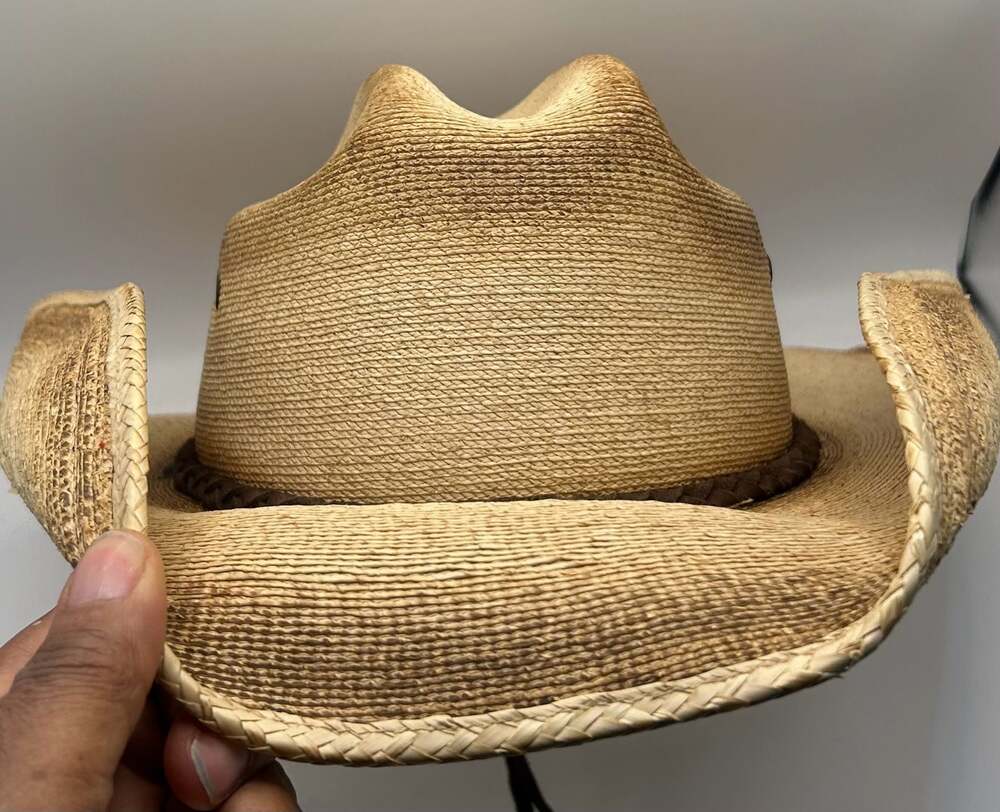 Lone Star Cowboy Pride Straw Cowboy Hat Size 7 1/4